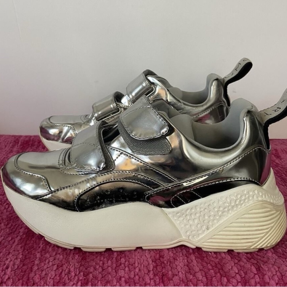 Stella McCartney Silver Athletic Shoes - Picture 3 of 9
